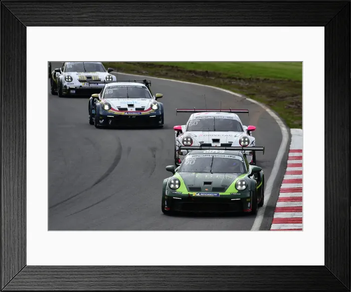 Framed Print : CM35 5092 Josh Malin, Porsche 911 GT3 Cup, Eden Race Drive