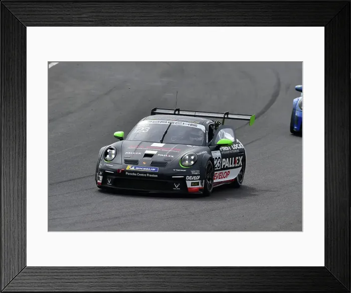 Framed Print : CM35 5098 Daniel Lloyd, Porsche 911 GT3 Cup, Toro Verde GT
