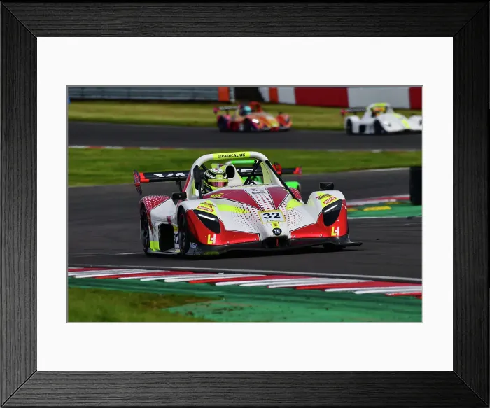 Framed Print : CJ13 8592 Luke Hilton, Valour Racing
