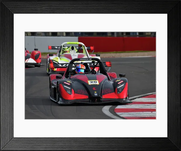 Framed Print : CJ13 8666 Chris Lulham, Valour Racing