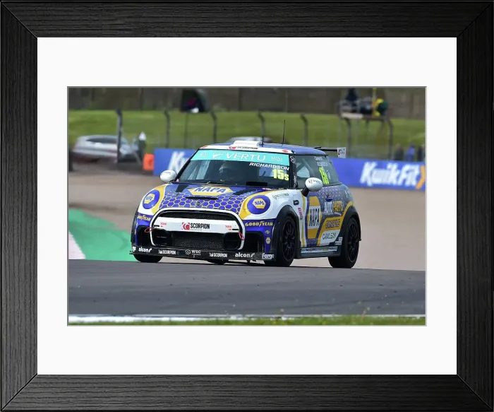 Framed Print : CM35 4897 Cameron Richardson, MINI JCW Sport, NAPA Racing UK Framed Print : CM35 4897 Cameron Richardson, MINI JCW Sport, NAPA Racing UK
