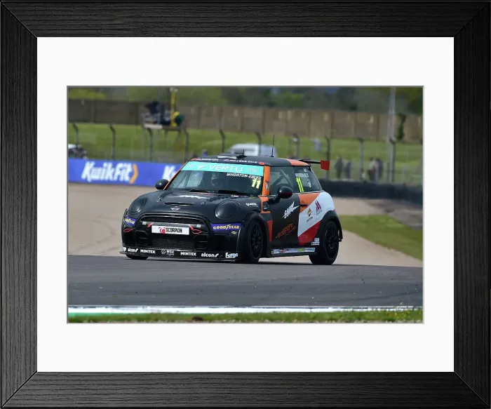 Framed Print : CM35 4903 Ant Whorton-Eales, MINI JCW, Jamsport Racing UK Framed Print : CM35 4903 Ant Whorton-Eales, MINI JCW, Jamsport Racing UK