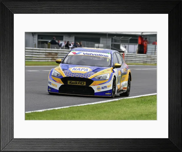 Framed Print : CM35 5930 Ashley Sutton, Ford Focus ST, NAPA Racing UK Framed Print : CM35 5930 Ashley Sutton, Ford Focus ST, NAPA Racing UK