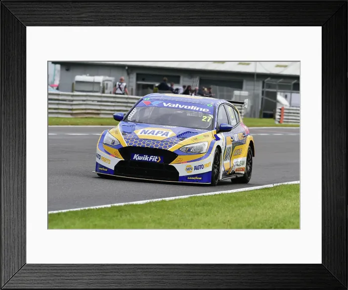Framed Print : CM35 5933 Dan Cammish, Ford Focus ST, NAPA Racing UK Framed Print : CM35 5933 Dan Cammish, Ford Focus ST, NAPA Racing UK