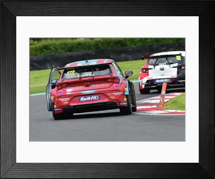 Framed Print : CM35 5977 Chris Smiley, Cupra Leon, Restart Racing Framed Print : CM35 5977 Chris Smiley, Cupra Leon, Restart Racing