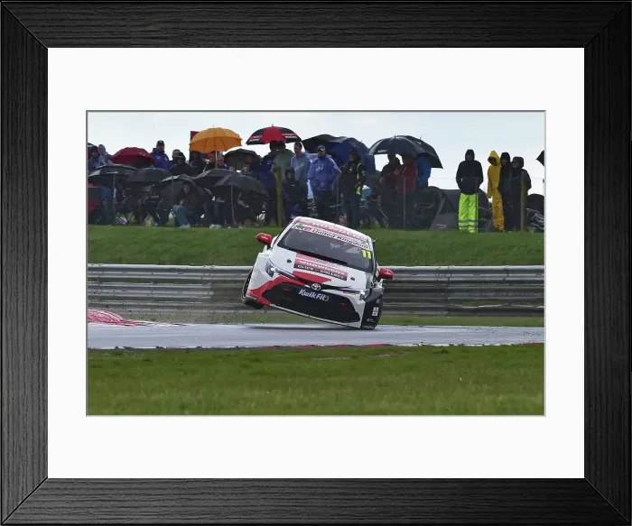 Framed Print : CM35 6492 Andrew Watson, Toyota Corolla GR Sport, on two wheels Framed Print : CM35 6492 Andrew Watson, Toyota Corolla GR Sport, on two wheels