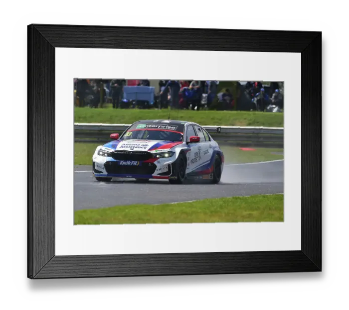 Framed Print : CM35 6340 Adam Morgan, BMW 330e M Sport, Team BMW