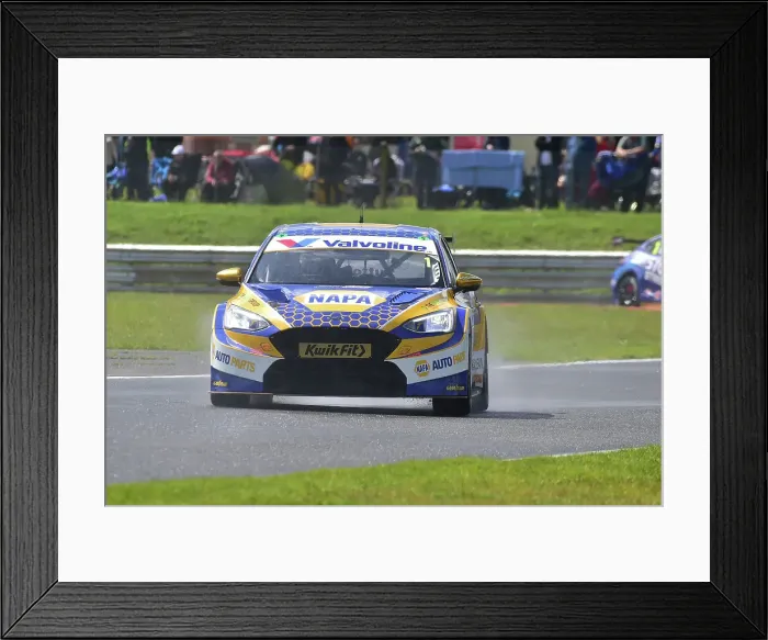 Framed Print : CM35 6344 Ashley Sutton, Ford Focus ST, NAPA Racing UK Framed Print : CM35 6344 Ashley Sutton, Ford Focus ST, NAPA Racing UK