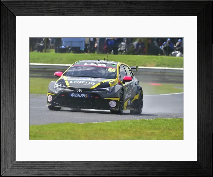 Framed Print : CM35 6350 Josh Cook, Toyota Corolla GR Sport, LKQ Euro Car Parts with SYNETIQ