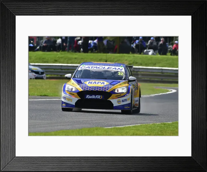 Framed Print : CM35 6368 Daniel Rowbottom, Ford Focus ST, NAPA Racing UK Framed Print : CM35 6368 Daniel Rowbottom, Ford Focus ST, NAPA Racing UK