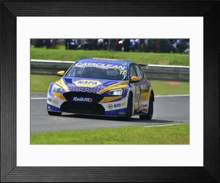 Framed Print : CM35 6374 Sam Osborne, Ford Focus ST, NAPA Racing UK Framed Print : CM35 6374 Sam Osborne, Ford Focus ST, NAPA Racing UK