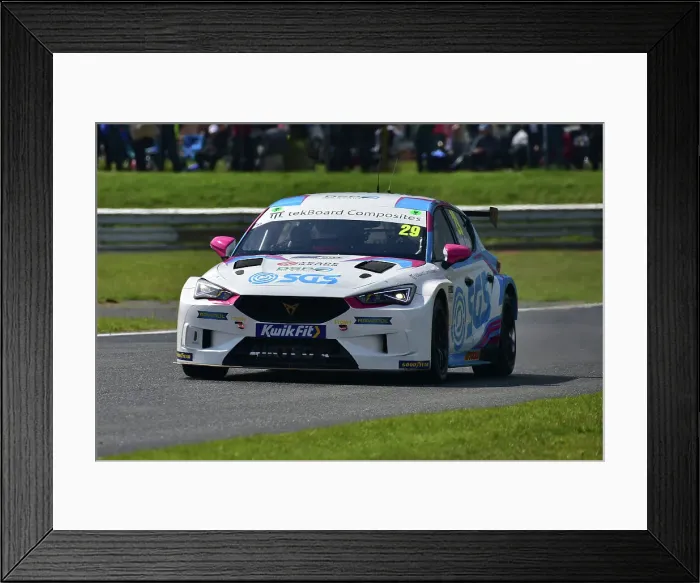 Framed Print : CM35 6377 Scott Sumpton, Cupra Leon, Restart Racing Framed Print : CM35 6377 Scott Sumpton, Cupra Leon, Restart Racing