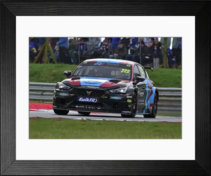 Framed Print : CM35 6429 Chris Smiley, Cupra Leon, Restart Racing