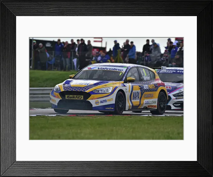 Framed Print : CM35 6431 Ashley Sutton, Ford Focus ST, NAPA Racing UK Framed Print : CM35 6431 Ashley Sutton, Ford Focus ST, NAPA Racing UK