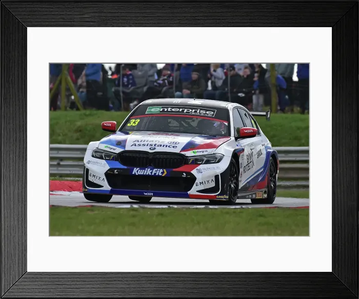 Framed Print : CM35 6436 Adam Morgan, BMW 330e M Sport, Team BMW Framed Print : CM35 6436 Adam Morgan, BMW 330e M Sport, Team BMW