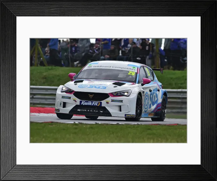 Framed Print : CM35 6439 Scott Sumpton, Cupra Leon, Restart Racing Framed Print : CM35 6439 Scott Sumpton, Cupra Leon, Restart Racing
