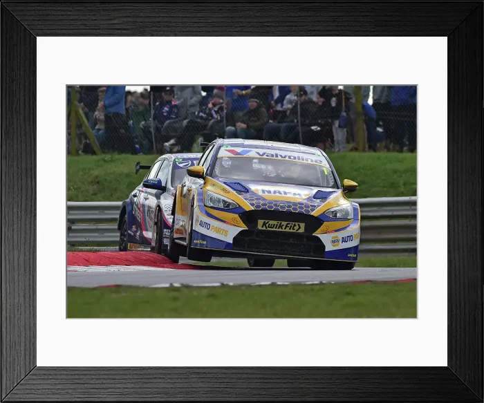 Framed Print : CM35 6441 Ashley Sutton, Ford Focus ST, NAPA Racing UK Framed Print : CM35 6441 Ashley Sutton, Ford Focus ST, NAPA Racing UK