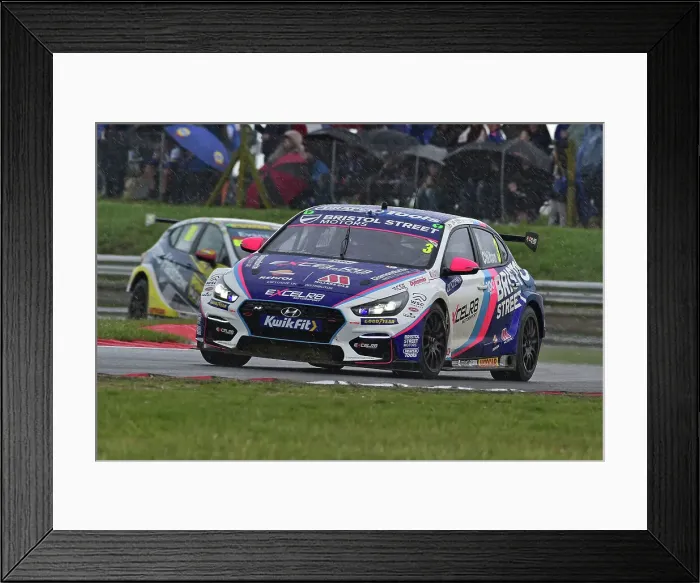 Framed Print : CM35 6458 Tom Chilton, Hyundai i30N, Team Bristol Street Motors Framed Print : CM35 6458 Tom Chilton, Hyundai i30N, Team Bristol Street Motors