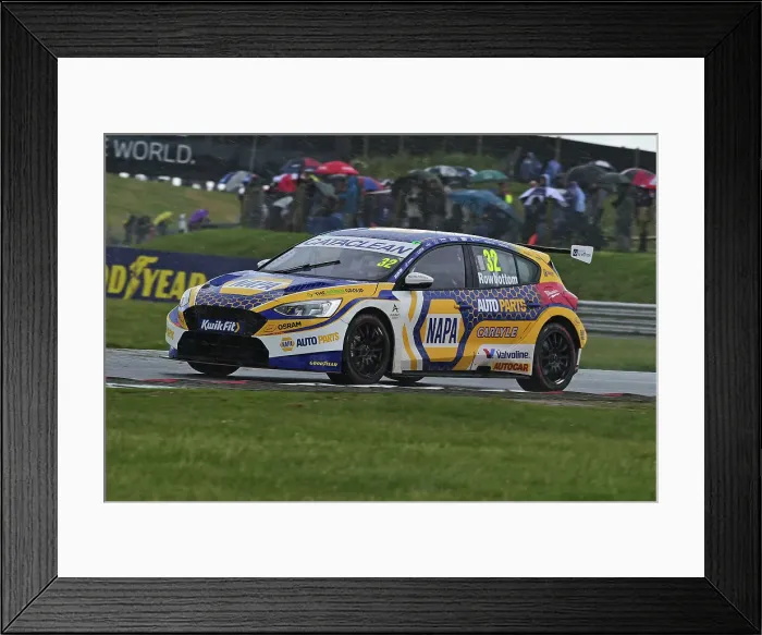 Framed Print : CM35 6470 Daniel Rowbottom, Ford Focus ST, NAPA Racing UK Framed Print : CM35 6470 Daniel Rowbottom, Ford Focus ST, NAPA Racing UK