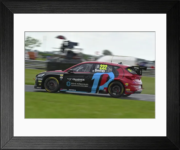 Framed Print : CM35 6534 Chris Smiley, Cupra Leon, Restart Racing Framed Print : CM35 6534 Chris Smiley, Cupra Leon, Restart Racing
