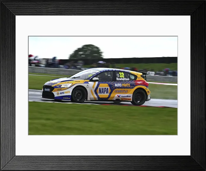 Framed Print : CM35 6555 Daniel Rowbottom, Ford Focus ST, NAPA Racing UK Framed Print : CM35 6555 Daniel Rowbottom, Ford Focus ST, NAPA Racing UK
