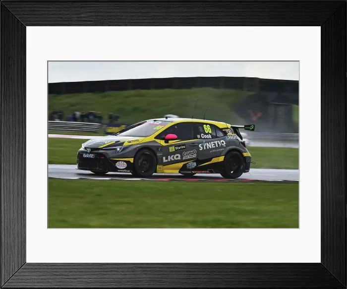 Framed Print : CM35 6569 Josh Cook, Toyota Corolla GR Sport, LKQ Euro Car Parts with SYNETIQ