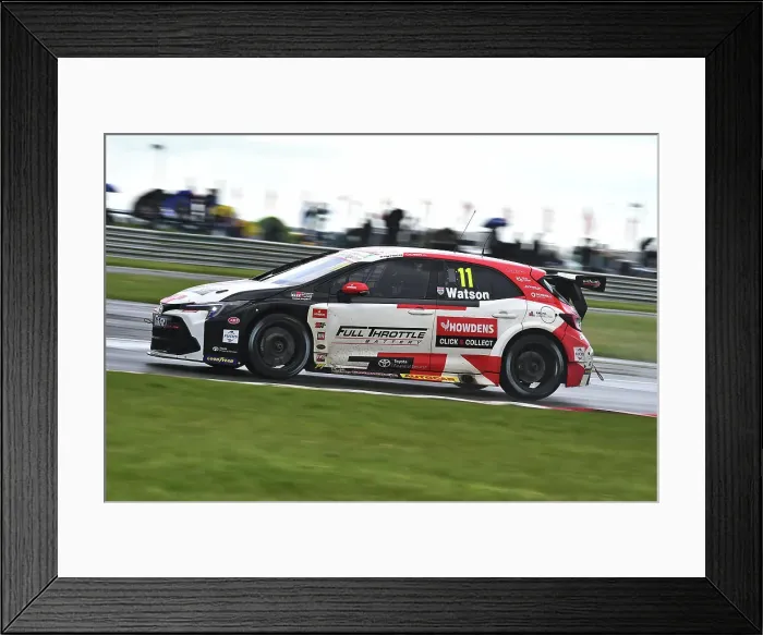Framed Print : CM35 6579 Andrew Watson, Toyota Corolla GR Sport, Toyota Gazoo Racing UK