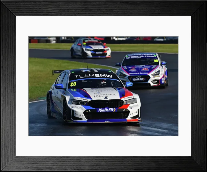 Framed Print : CJ14 0004 Colin Turkington, BMW 330e M Sport, Team BMW Framed Print : CJ14 0004 Colin Turkington, BMW 330e M Sport, Team BMW