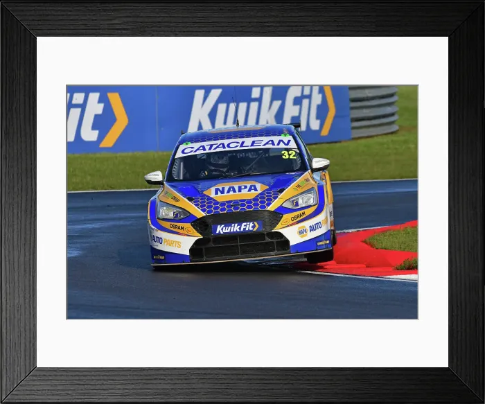 Framed Print : CJ14 0106 Daniel Rowbottom, Ford Focus ST, NAPA Racing UK Framed Print : CJ14 0106 Daniel Rowbottom, Ford Focus ST, NAPA Racing UK