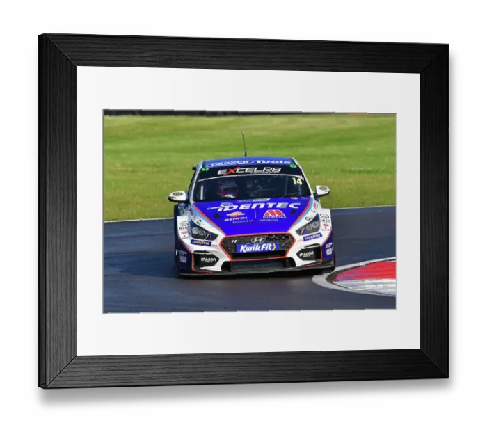 Framed Print : CJ14 0136 Ronan Pearson, Hyundai i30N, Team Bristol Street Motors Framed Print : CJ14 0136 Ronan Pearson, Hyundai i30N, Team Bristol Street Motors
