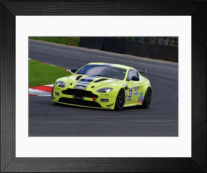 Framed Print : CJ13 9448 Dale Albutt, Aston Martin GT4 Framed Print : CJ13 9448 Dale Albutt, Aston Martin GT4