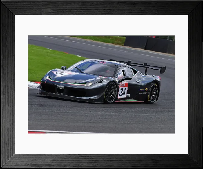 Framed Print : CJ13 9450 Gary Culver, Ferrari 458 Challenge Framed Print : CJ13 9450 Gary Culver, Ferrari 458 Challenge