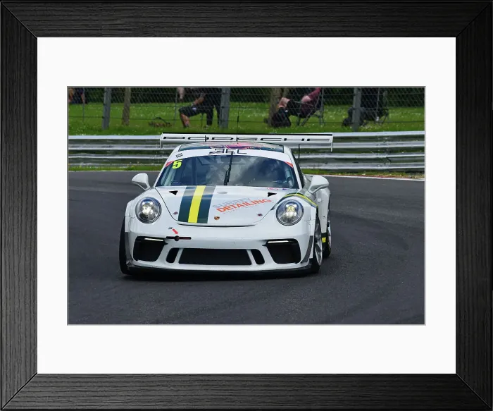 Framed Print : CJ13 9471 David Harrison, Nathan Luckey, Porsche 991-2 Cup