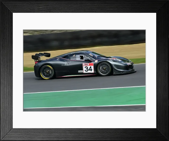 Framed Print : CM35 5349 Gary Culver, Ferrari 458 Challenge Framed Print : CM35 5349 Gary Culver, Ferrari 458 Challenge