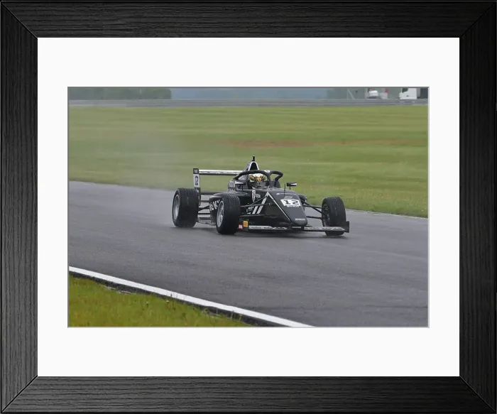 Framed Print : CJ13 9660 Alex Ninovic, Rodin Motorsport