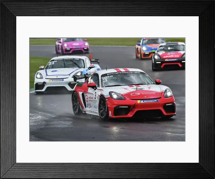 Framed Print : CM35 6622 Karim Sekkat, Breakell Racing, Porsche 718 Cayman GT4 Clubsport