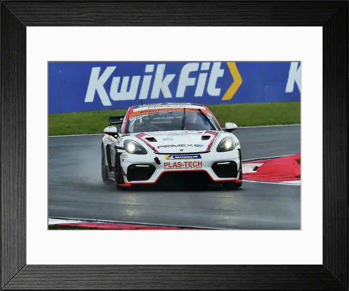 Framed Print : CM35 6651 Max Coates, Team Omologato with Graves Motorsport, Porsche 718 Cayman GT4 RS Clubsport Framed Print : CM35 6651 Max Coates, Team Omologato with Graves Motorsport, Porsche 718 Cayman GT4 RS Clubsport
