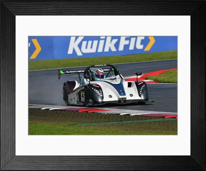 Framed Print : CJ13 9878 Bradley Gaunt, North Motorsport