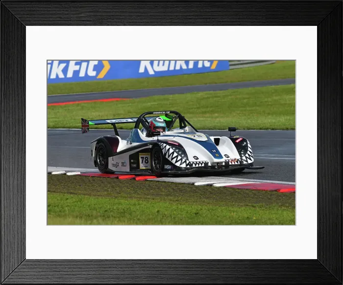 Framed Print : CJ13 9883 Ashley Gaunt, North Motorsport Framed Print : CJ13 9883 Ashley Gaunt, North Motorsport