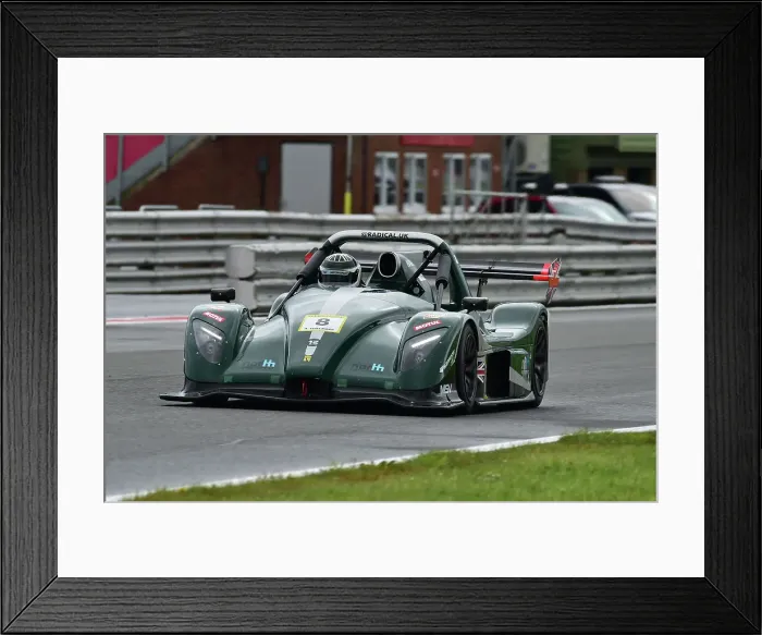 Framed Print : CM35 5832 Adrian Hallmark, North Motorsport