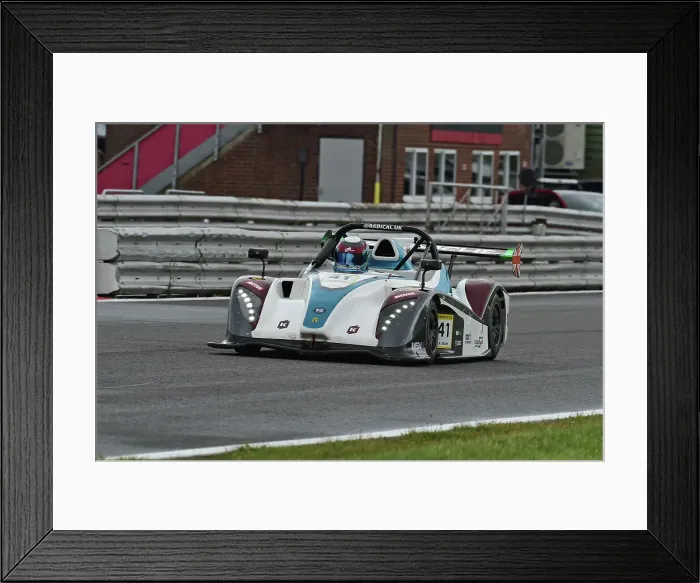 Framed Print : CM35 5850 Bradley Gaunt, North Motorsport Framed Print : CM35 5850 Bradley Gaunt, North Motorsport