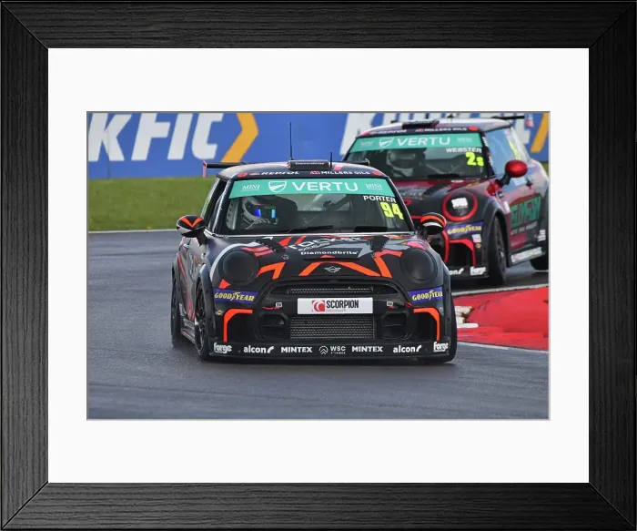 Framed Print : CJ13 9901 Josh Porter, Mini JCW, EXCELR8 Motorsport Framed Print : CJ13 9901 Josh Porter, Mini JCW, EXCELR8 Motorsport