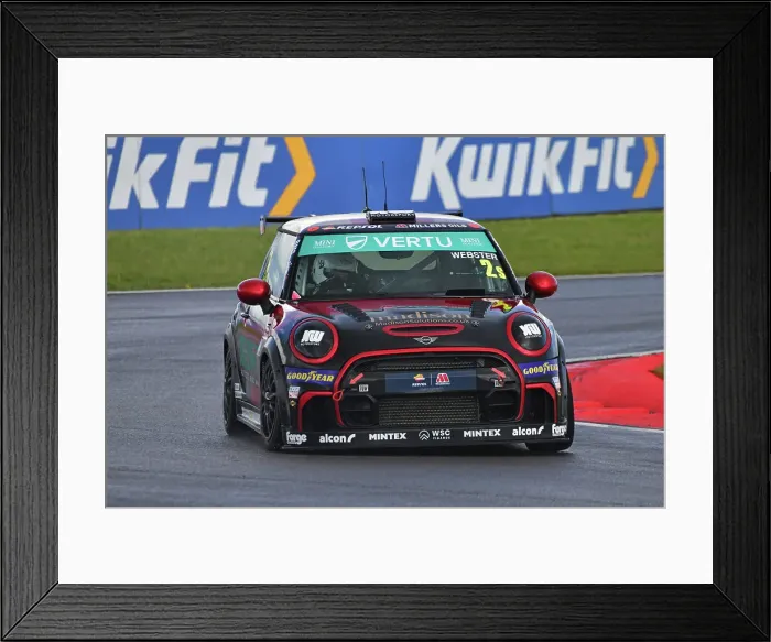 Framed Print : CJ13 9902 Albert Webster, MINI JCW Sport, JRW Motorsport Framed Print : CJ13 9902 Albert Webster, MINI JCW Sport, JRW Motorsport