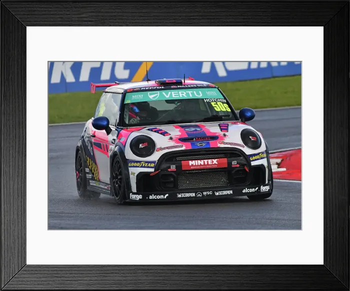 Framed Print : CJ13 9904 Dylan Hotchin, MINI JCW Sport, Jamsport Racing UK Framed Print : CJ13 9904 Dylan Hotchin, MINI JCW Sport, Jamsport Racing UK