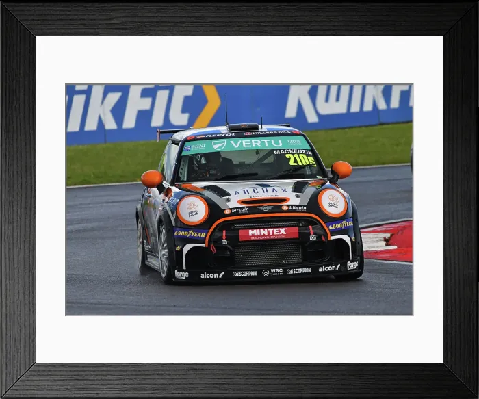 Framed Print : CJ13 9905 Chris MacKenzie, Bitcoin Racing