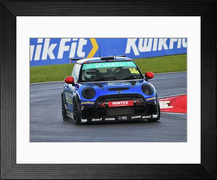 Framed Print : CJ13 9907 Ben Crossley, Jamsport Racing UK Framed Print : CJ13 9907 Ben Crossley, Jamsport Racing UK