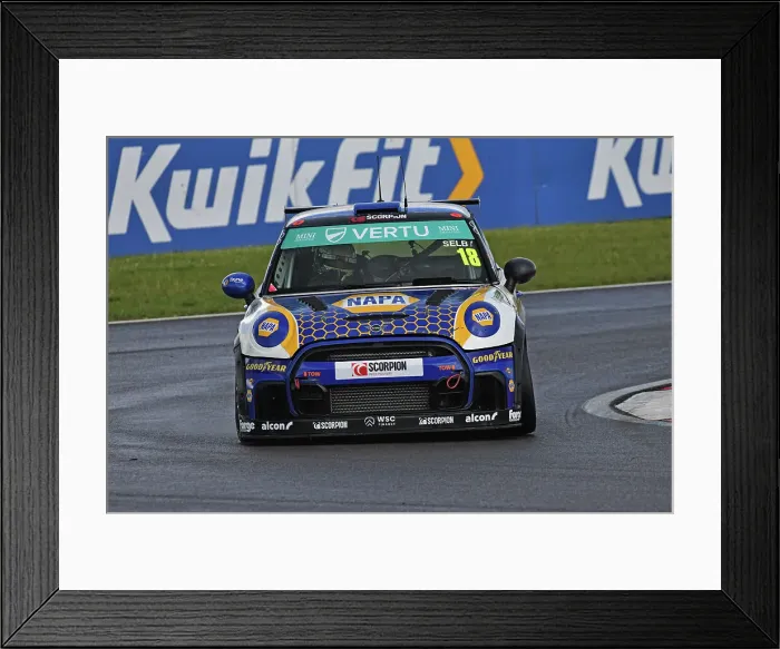 Framed Print : CJ13 9908 Lewis Selby, Mini JCW, NAPA Racing UK Framed Print : CJ13 9908 Lewis Selby, Mini JCW, NAPA Racing UK
