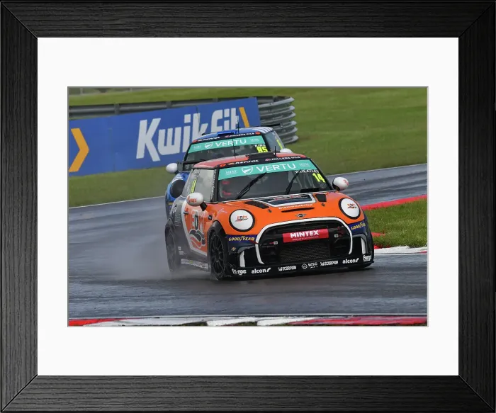Framed Print : CJ13 9931 Dominic Wheatley, MINI JCW, EXCELR8 Motorsport Framed Print : CJ13 9931 Dominic Wheatley, MINI JCW, EXCELR8 Motorsport