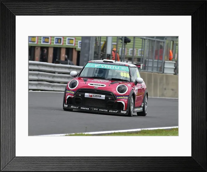 Framed Print : CM35 6189 Matt Hammond, Excelr8 Motorsport