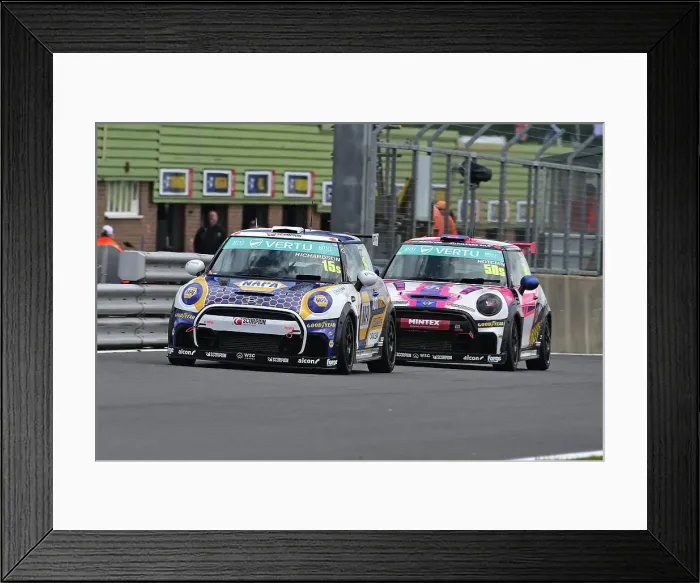 Framed Print : CM35 6194 Cameron Richardson, NAPA Racing UK